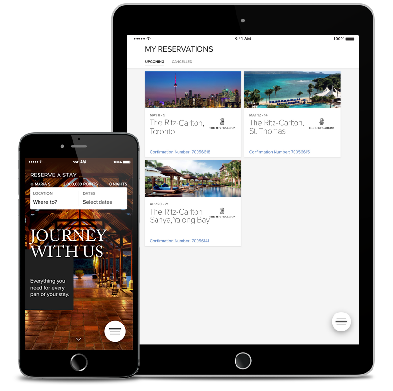 The Ritz-Carlton App My Account images