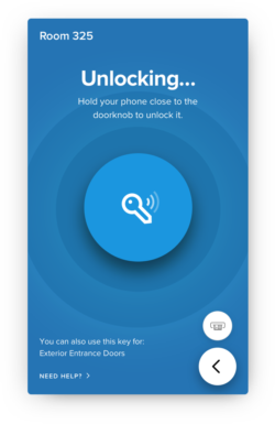 Mobile Key icon: Unlocking